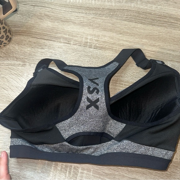 Victoria’s Secret Vsx Sports Bra Size 36DD heathered Grey Color - Picture 7 of 10